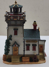 LEMAX Plymouth Corners North Point Lighthouse Christmas Village Lighted Building picture
