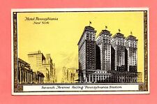 Hotel Pennsylvania Seventh Avenue NYC New York 1942 Postcard picture