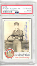 HERSHEL WOODY WILLIAMS SIGNED AUTO SLABBED WW2 IWO JIMA CUSTOM CARD PSA DNA 1 picture