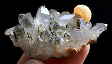 22g Natural Beautiful Complete QUARTZ Crystal & Calcite Mineral Specimen/China picture