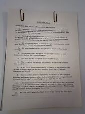 1965 Nov 10 Military Ball Planning Document Noncommissioned Officers Ephemera picture