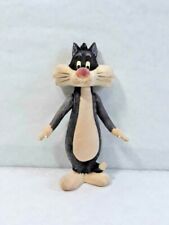 Vintage Sylvester Cat Warner Bros Felt Poseable Action Figure ~ Ships FREE picture