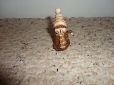 2009 Suzi Skoglund Blossom Bucket Cat in Scarf and Hat Tiny Flaw picture
