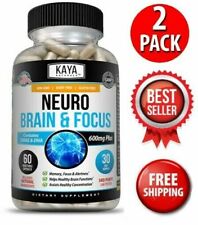 (2 Pack) Brain Health & Memory Booster, Focus Function, Think Clearly, Capsules picture