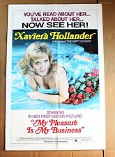 Vtg old authentic movie poster .. 1974 sexual revolution - XAVIERA, Happy Hooker picture