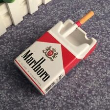 Marlboro Gold Creative Ceramic Cigarette Pack Shape Ashtray Smoke picture