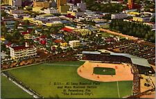 St. Petersburg,FL Al Lang Baseball Field and main business section Teich picture