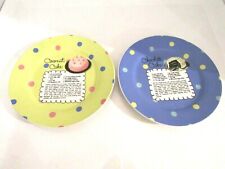 Pot Luck By Rosanna Set of 2 Dessert Plates CAKE RECIPES picture