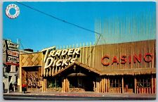 Sparks Nevada 1960s Postcard Nugget Casino Trader Dicks Restaurant picture