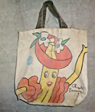 Chiquita Banana Canvas Two Handle Tote Vintage, Book Bag ***** picture