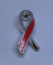 Red Ribbon Marked NRT HIV AIDS Substance Abuse Prevention Lapel Pin (91) picture