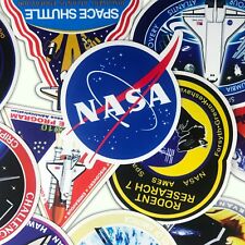 45 PCS NASA Mission Badge Vinyl Stickers Space Shuttle Apollo SET Lot  picture