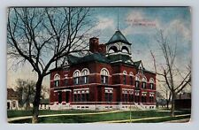 Fremont NE-Nebraska, High School, Antique Vintage c1909 Souvenir Postcard picture