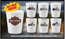 Harley-Davidson Motorcycle Shot Glasses (x6) ALL NEW DESIGN picture