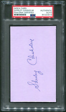 PSA/DNA Shirley CHISHOLM Autographed SIGNED Index Card CIVIL Women's Rights AUTO picture