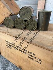 WW2 us Ration coffe can faust soluble coffe, No us Helmet  picture