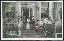 Afternoon Tea, Main St., Nantucket, MA, Early Postcard, Detroit Publishing Co. picture