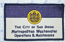 CALIFORNIA, SAN DIEGO METROPOLITAN WASTEWATER OPERATIONS & MAINTENANCE PATCH picture