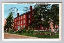 Shakertown KY-Kentucky, Shakertown Inn, Antique, Vintage c1938 Postcard picture