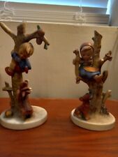 Goebel Hummel Figurines 56/A Culprits 56/B Out of Danger Boy Girl in Tree picture