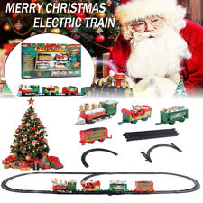 Christmas Santa Claus Electric Train + Track Set Toys Kids Xmas Decor Gift US picture
