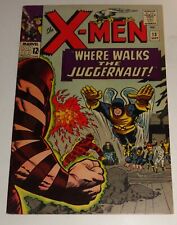 X-MEN #13 KIRBY CLASSIC 2ND APP JUGGERNAUT SPINE SPLIT ON REAR OTHERWISE VF 8.0 picture