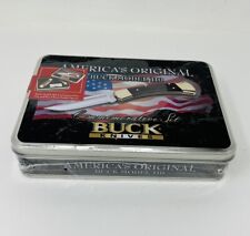 Buck Knives 110 Commemorative Set Tin with keychain Unopened NEW picture
