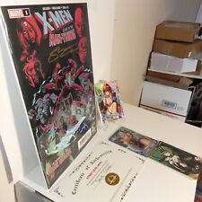 X-Men Curse of the Man-Thing #1 1st Team Appearance Dark Riders signed + COA + picture