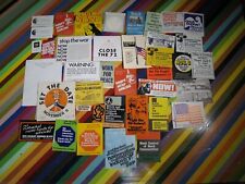 1960/1970s Civil Protest Activism Socialism ephemera - Stickers flyers cards picture