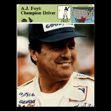 1979-81 Panarizon The Story of America A.J. Foyt Champion Driver Near Mint NM picture