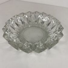 Vintage Clear Crystal Glass Heavy Astray picture