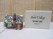 Dept 56 SNOW VILLAGE OAK GROVE TUDOR #5400-3 1991 Lite Kit Original Box & Sleeve picture
