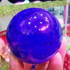 1pcs blue smelting stone Quartz sphere Crystal Ball reiki Healing random 50mm+  picture