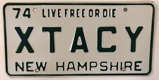1974 vanity ECSTASY license plate MDMA Love Drug Pill XTC Molly Delight Transe picture