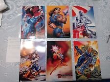 1995 Marvel Ultra 6x Cards 6 1/2 x 10 Total Card Set Ultra Prints picture