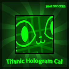 Roblox PSX Pet Simulator X Titanic Hologram Cat  **SUPER RARE** picture