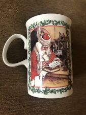 Dunoon Merry Christmas Santa Claus Tea Coffee Cup Mug Made in Scotland picture