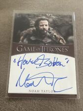 2019 HBO Scifihobby Game Of Thrones Locke Noah Taylor Auto Autograph C43 picture