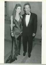 1990 Michael & Diandra Douglas  At A Fundraiser   VG press photo P1C picture