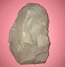 Prehistoric Bi-face Ancient Stone Scraper Tool. Authentic picture