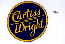 Curtiss Wright WW2 Patch Pin WWII USAAF Aircraft Manufacturer Airplanes Planes picture
