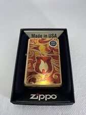 Zippo High Polish Brass Fusion Zippo Shield #28975 Lighter (See Description) picture