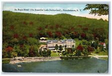 Fleischmanns NY Postcard St. Regis Hotel On Beautiful Lake Switzerland 1949 picture