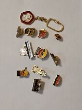 12 vintage souvenir pins from various locations, Keychain, Porter Pin Australia, picture