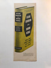 1953 Alfred C. Kinsey Book Sexual Behavior, Bambury Fashions Vintage Print Ads picture