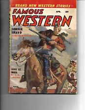 FAMOUS WESTERN - APRIL, 1955 - GOOD COND. picture