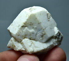 54 Gram Unusual Full Terminated White Color Gonnardite Crystal with Pyrite picture