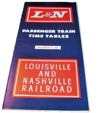 DECEMBER 1965 L&N LOUISVILLE AND NASHVILLE RAILROAD PUBLIC TIMETABLE picture