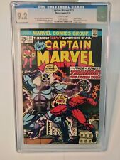 Captain Marvel # 33 Marvel Comics, 7/74 CGC 9.2 Off-White Pages. Origin: Thanos picture