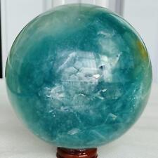 2640G Natural Fluorite ball Colorful Quartz Crystal Gemstone Healing picture